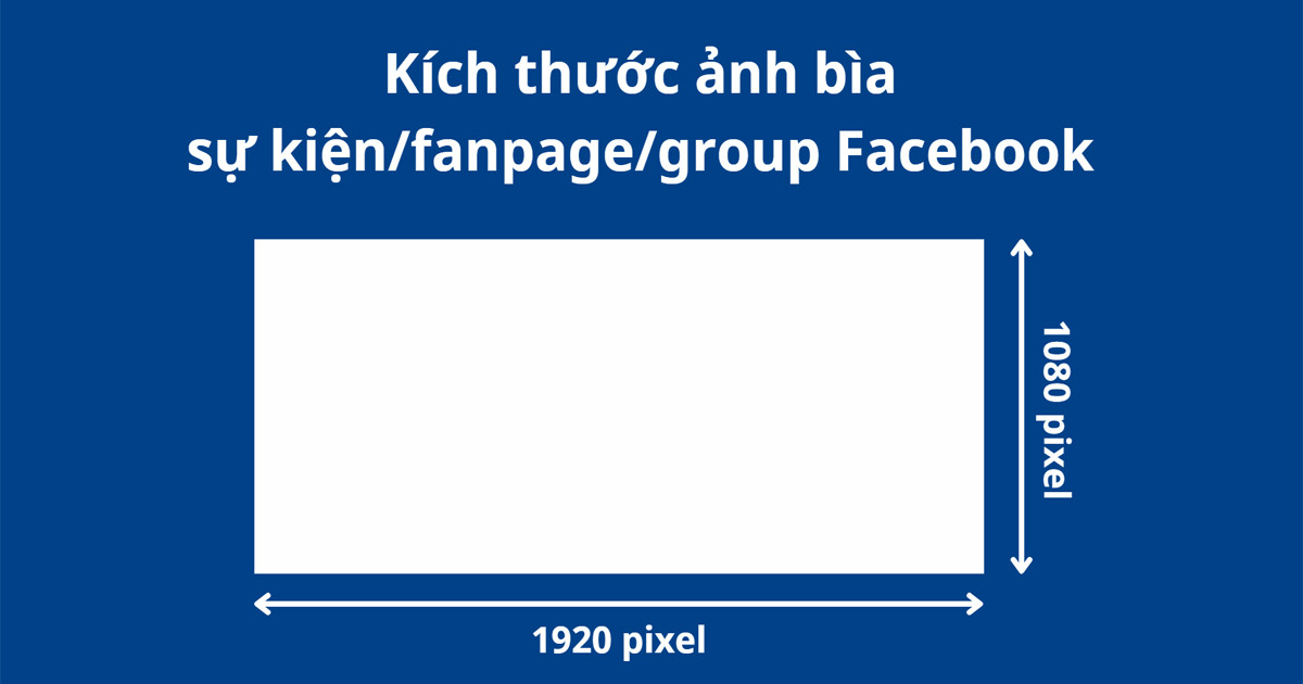Kích thước ảnh bìa Facebook cho Fanpage và Group