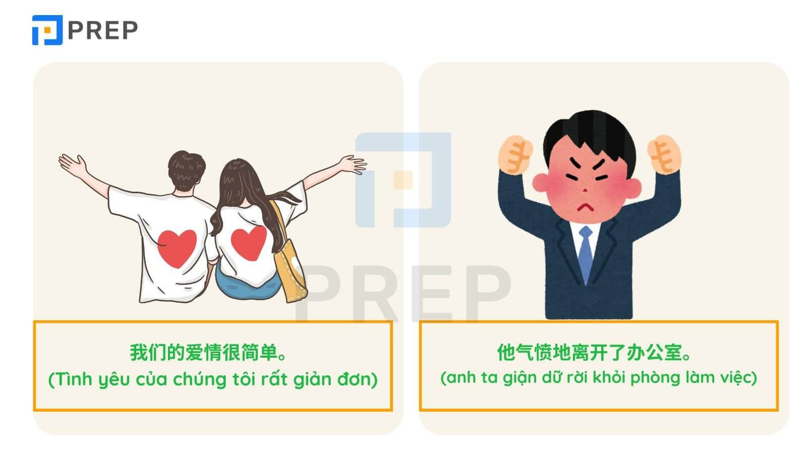 Bảng từ vựng HSK 2 trong 5000 từ tiếng Trung