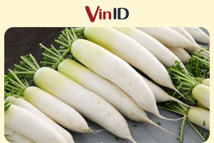 Củ cải trắng tươi ngon, nguyên liệu lý tưởng để muối nước tương