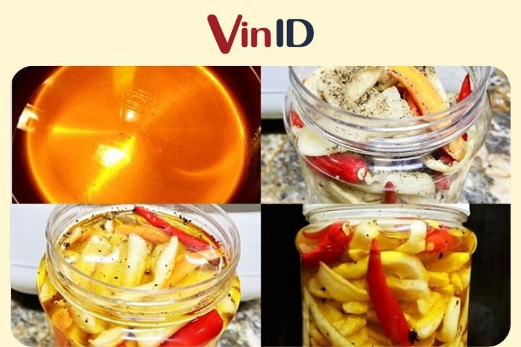 Củ cải muối cà rốt cay ngọt với màu sắc bắt mắt và hương vị hài hòa