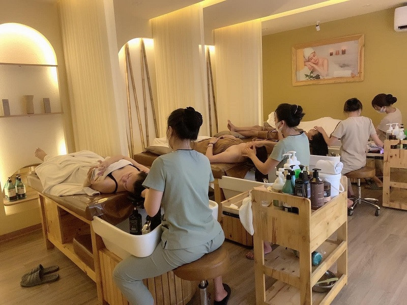 Gội đầu thảo dược thiên nhiên tại Bela Spa Đà Nẵng