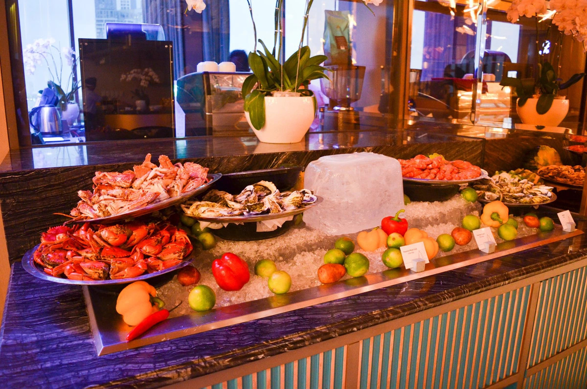 Hải sản tươi sống tại Buffet Bé Anh Đà Nẵng