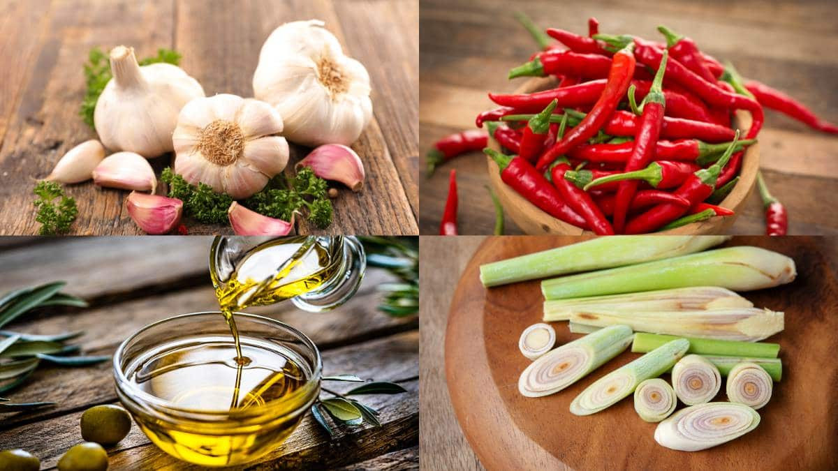 Sơ chế nguyên liệu làm ớt sa tế chay