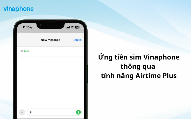 Hướng dẫn ứng tiền sim Vina qua Airtime Plus