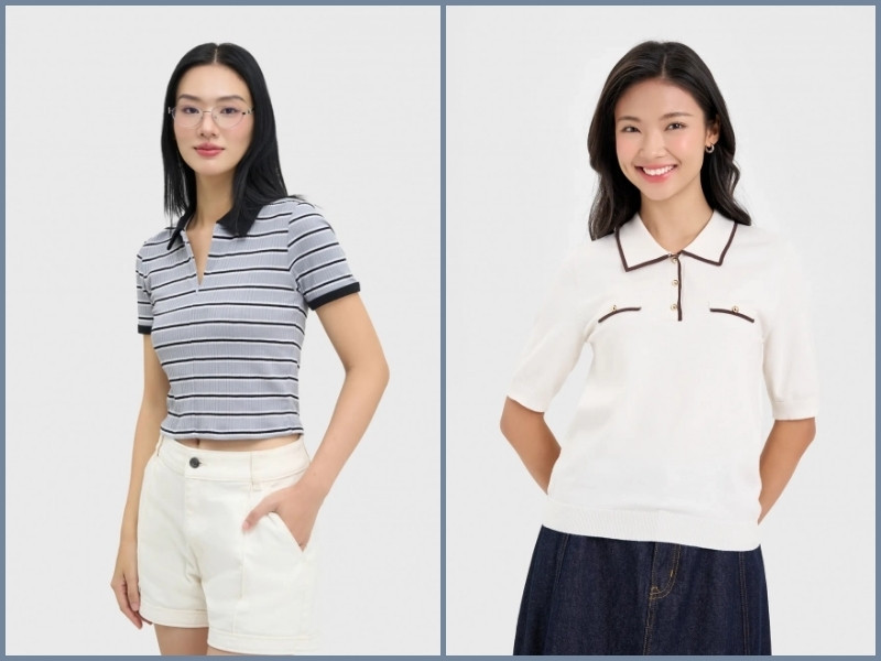 Mẫu áo polo nữ tạo sự trẻ trung