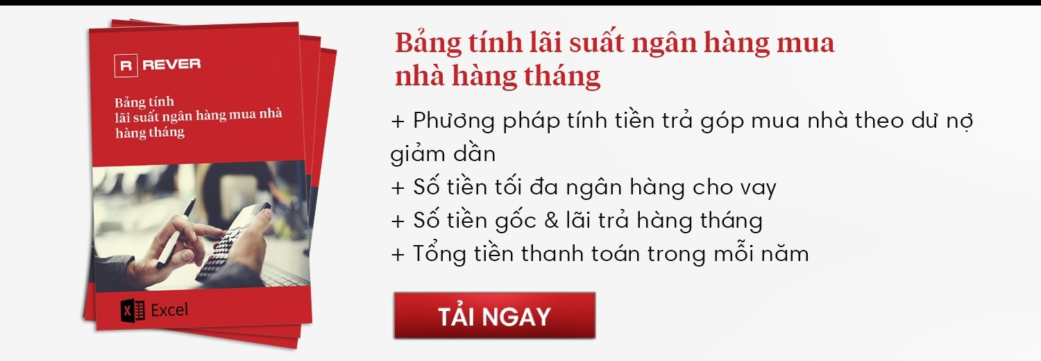 Tải bảng tính khoản vay mua nhà Techcombank hữu ích