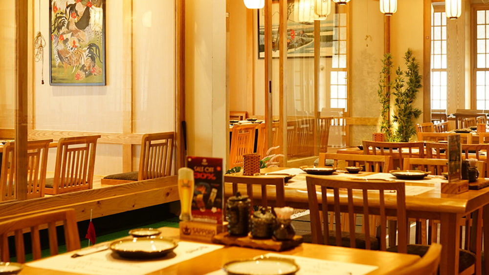 Thiết kế không gian Kappo thanh lịch, yên tĩnh của Saiko Sushi, mang đến trải nghiệm ẩm thực Nhật đích thực tại Quận 1.