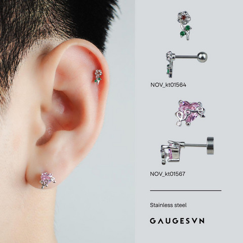 Gauges Piercing, địa chỉ xỏ khuyên chuyên nghiệp cung cấp nhiều dịch vụ piercing khác nhau.