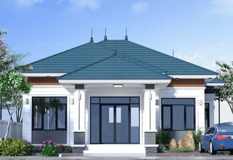 Kiến trúc nhà cấp 4 mái Nhật 3 phòng ngủ với nhiều yếu tố ảnh hưởng chi phí