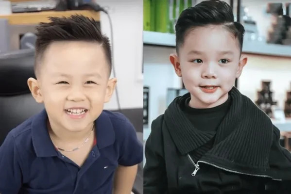 Kiểu tóc Side Part cho bé trai