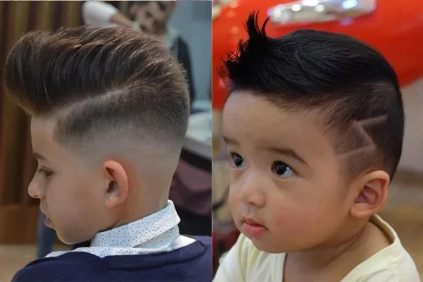 Phong cách Pompadour hiện đại cho bé