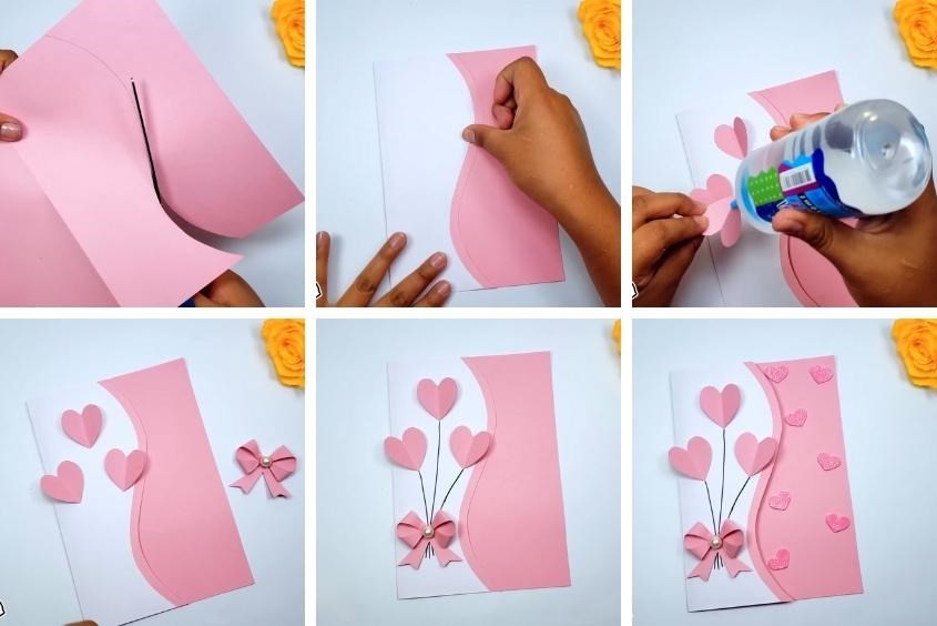 Thiệp 20 tháng 11 hình trái tim