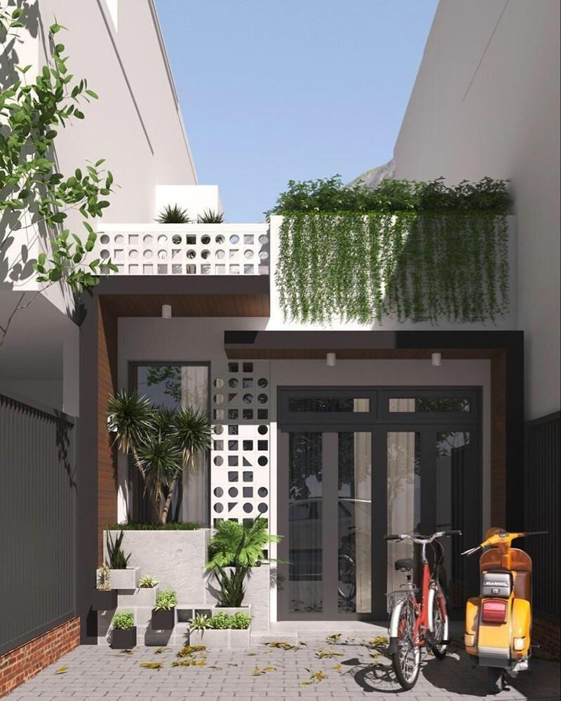 Mẫu nhà 1 tầng rộng 40m2 đẹp, đầy đủ công năng