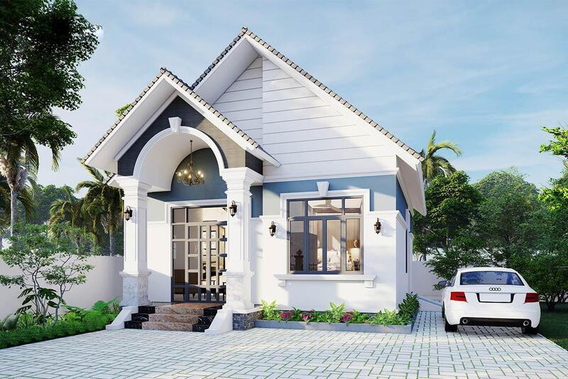 Mẫu thiết kế nhà 1 tầng đẹp, nổi bật, chi phí thiết kế hợp lý