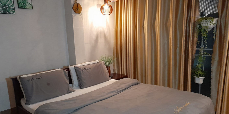 Phòng nghỉ tông vàng ấm áp, tiện lợi tại Thanh Hằng Motel Cần Thơ