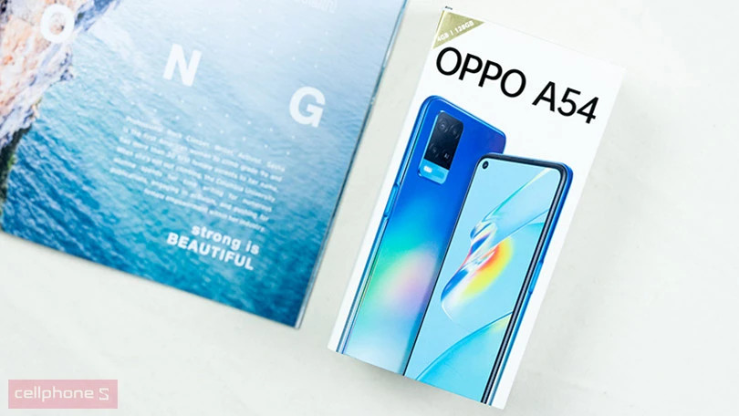 Dung lượng pin 5000mAh và sạc nhanh 18W trên Oppo A54