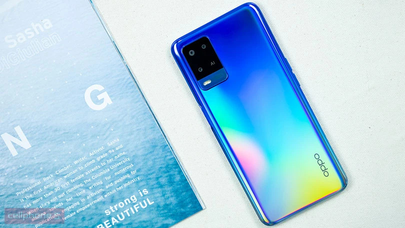 Cảm biến vân tay cạnh bên tiện lợi trên Oppo A54