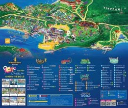 Bản đồ tổng quan VinWonders Nha Trang