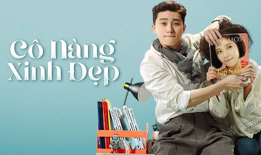 Hwang Jung Eum và Park Seo Joon trong phân cảnh phim &quot;Cô Nàng Xinh Đẹp&quot;