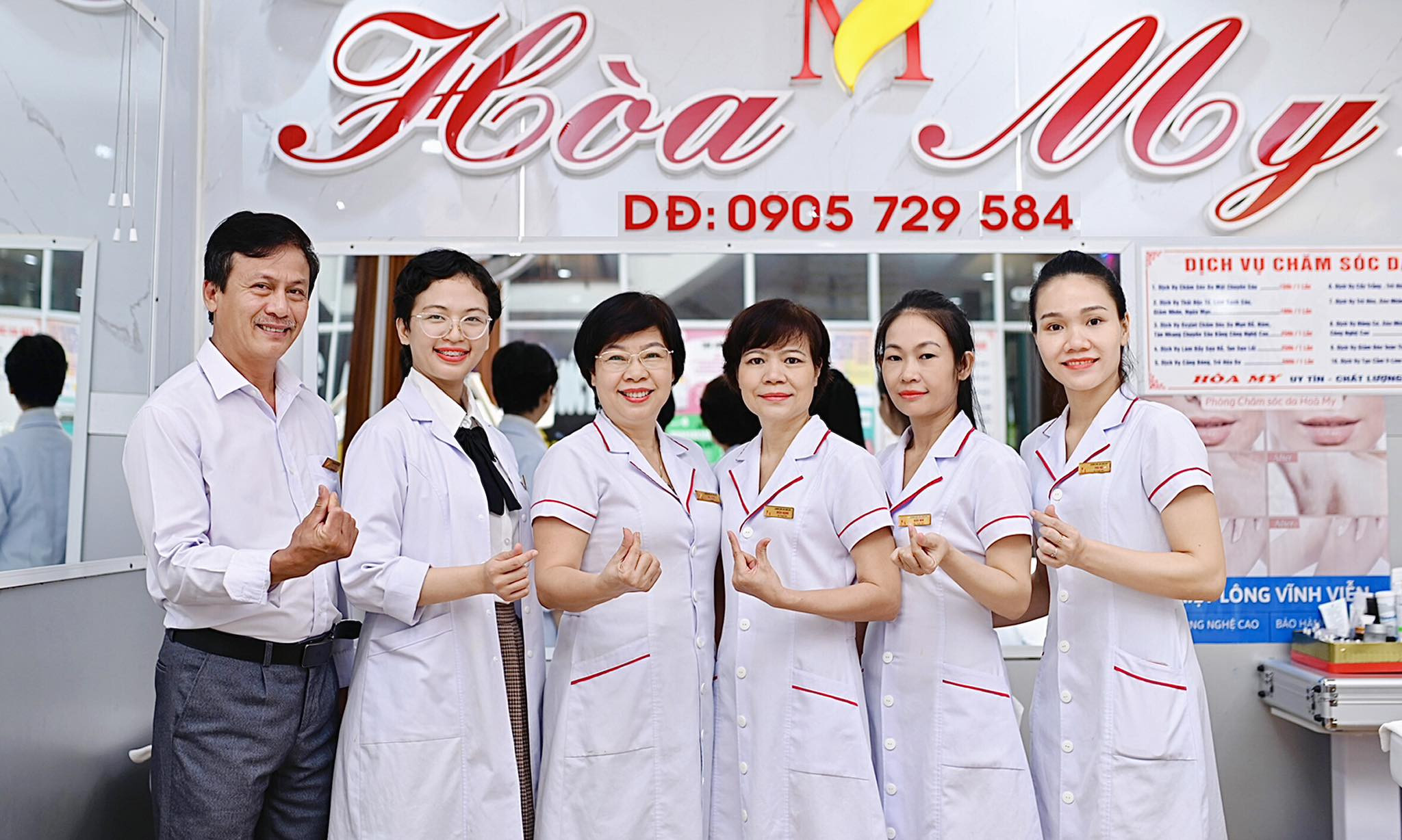 Phòng Chăm sóc Da Hoà My với bác sĩ chuyên khoa ở Đà Nẵng
