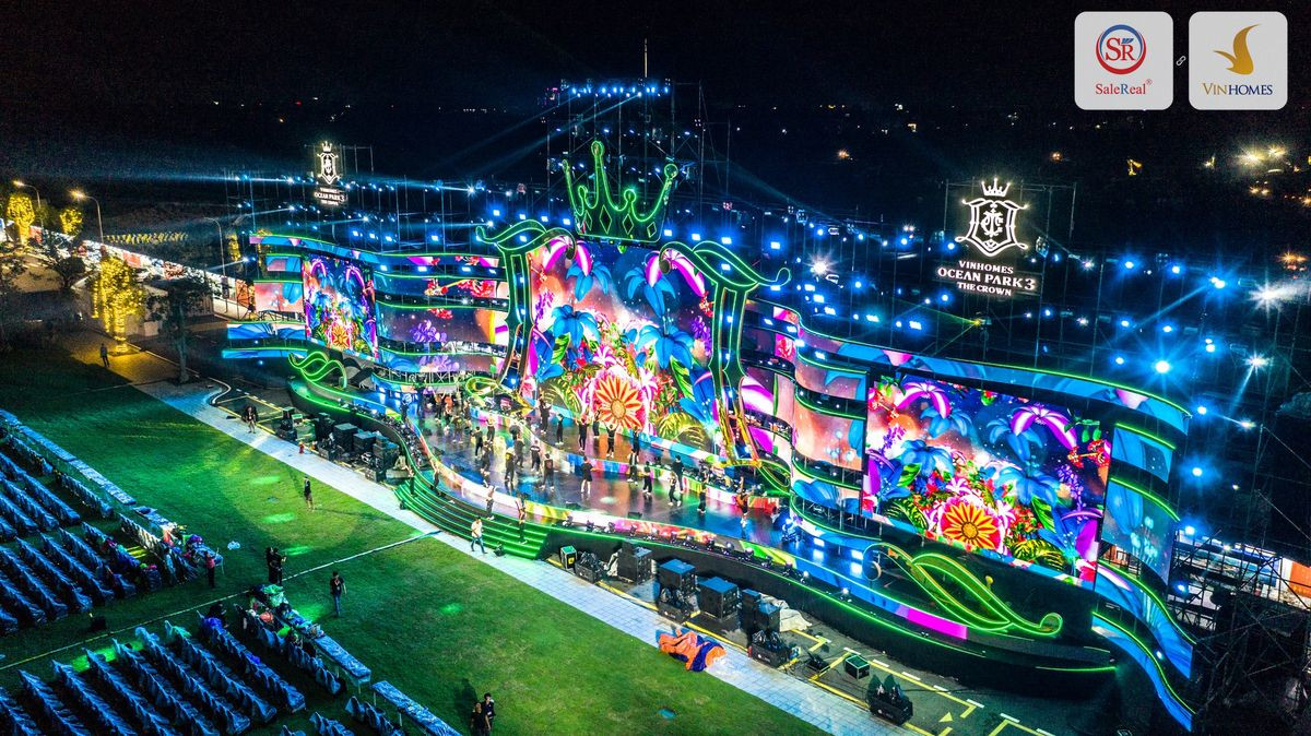 Các sự kiện âm nhạc, lễ hội được tổ chức tại quảng trường Marina Square Vinhomes Ocean Park 3