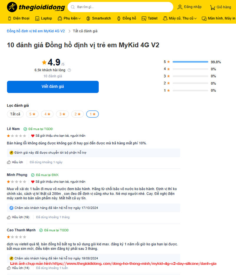 Phụ huynh đọc review đồng hồ định vị trẻ em MyKID 4G Lite V2 Viettel