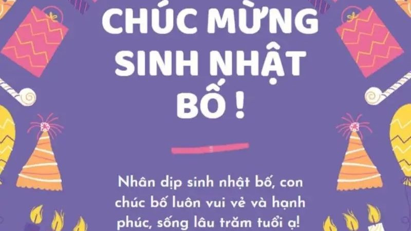Ảnh chúc mừng sinh nhật đơn giản nhưng ý nghĩa