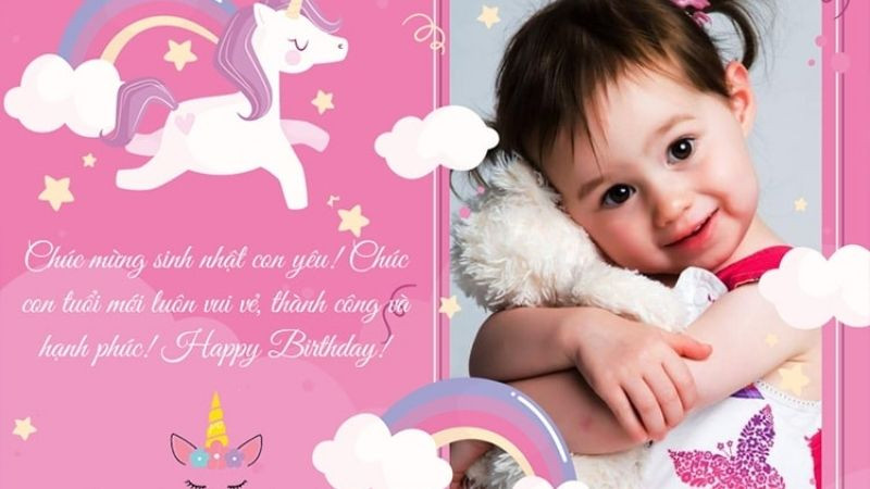 Hình ảnh chúc mừng sinh nhật bé trai