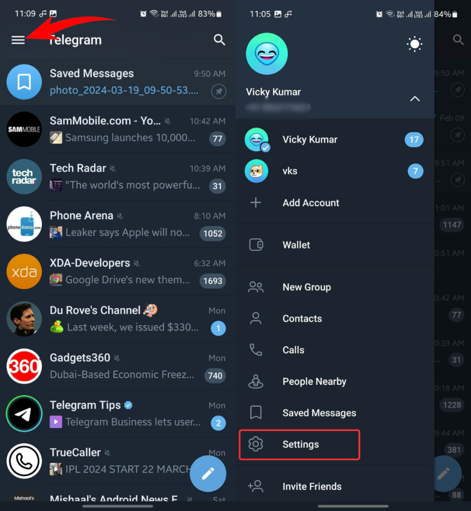 Cài đặt ứng dụng Telegram trên điện thoại