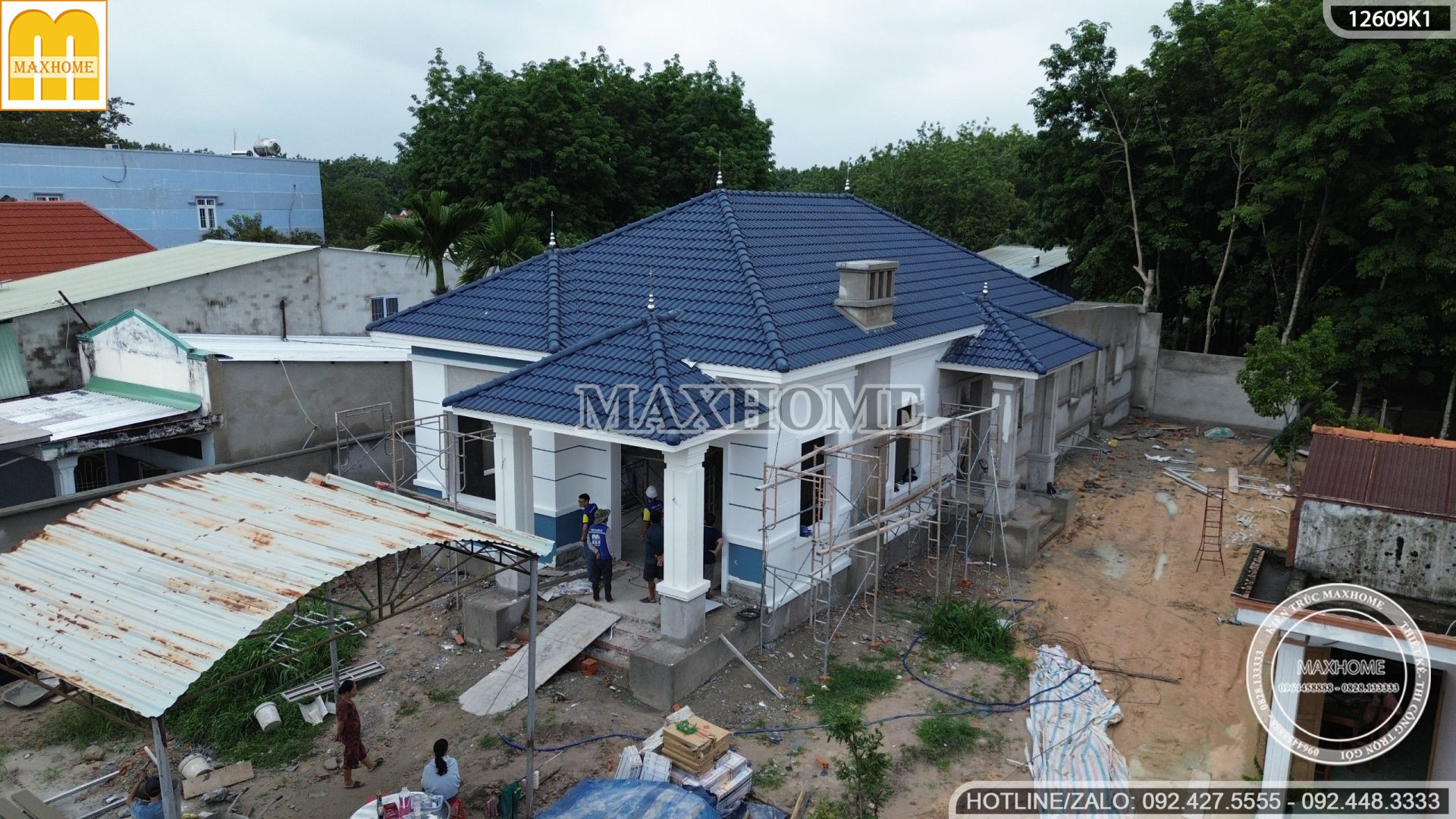 Giám sát thi công xây nhà cấp 4 phong thủy