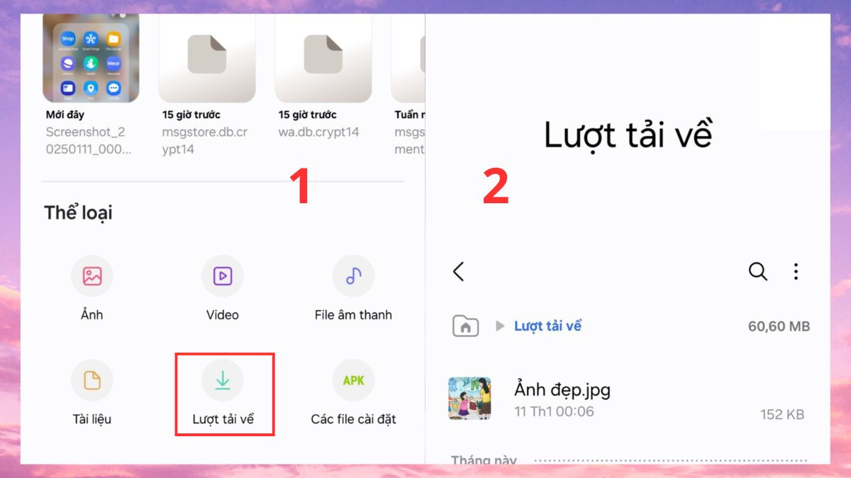 Cách tìm thư mục Tải xuống (Download) trên điện thoại Android