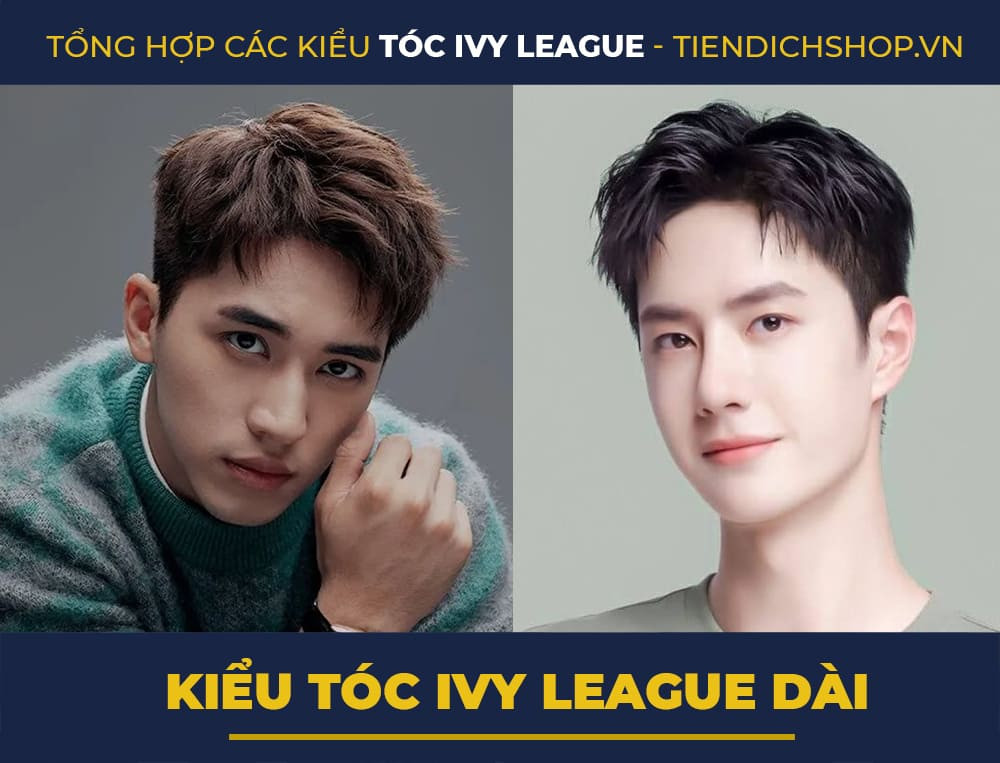 Kiểu tóc Ivy League dài mang phong cách cá tính, năng động