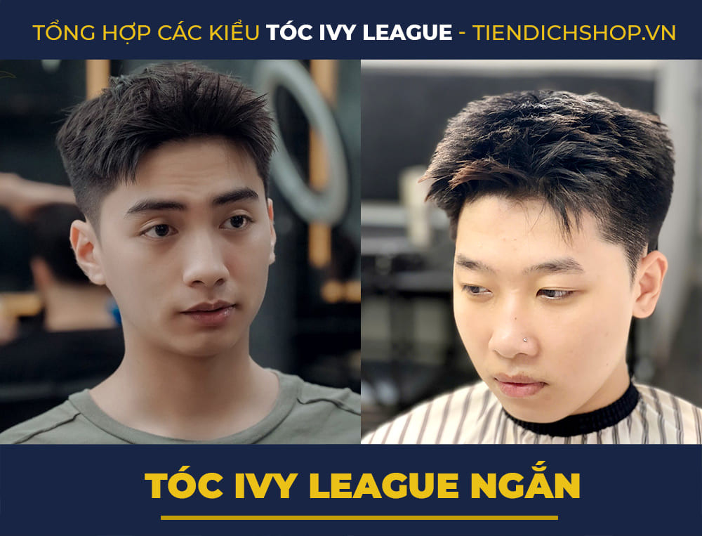 Kiểu tóc Ivy League ngắn gọn gàng, lịch lãm cho nam giới