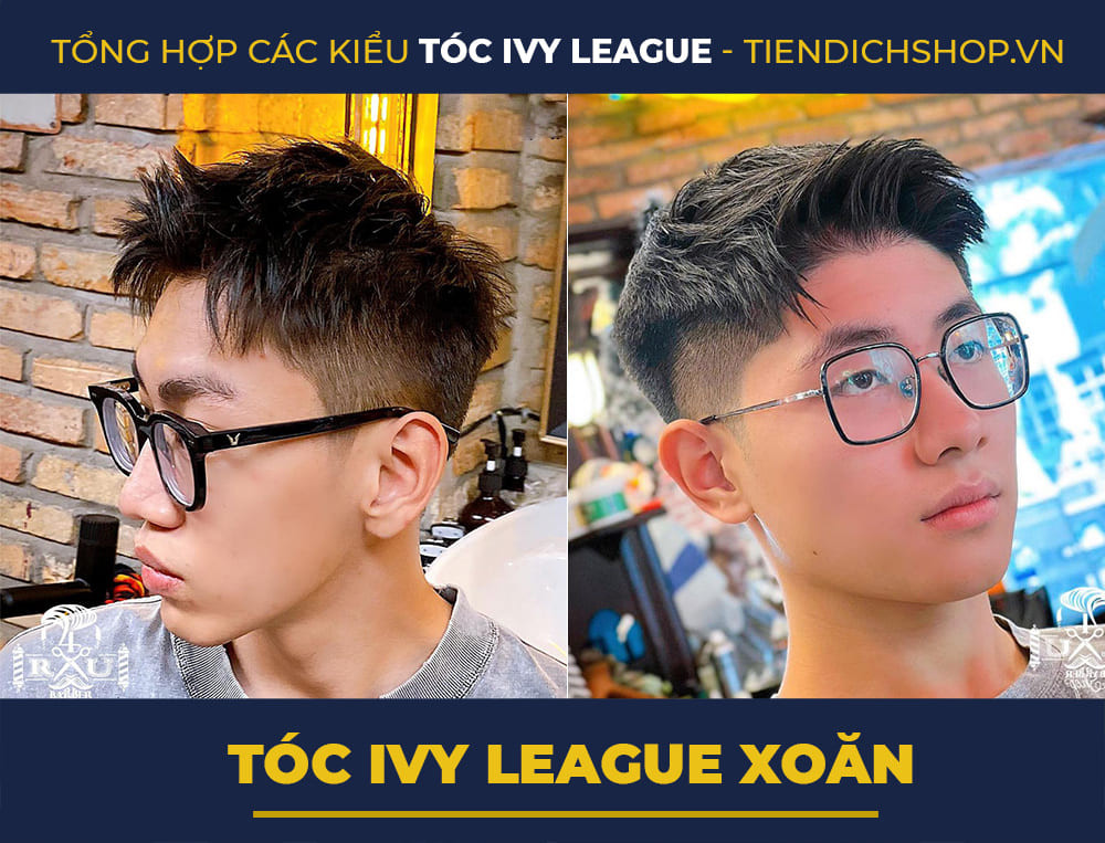 Kiểu tóc Ivy League xoăn độc đáo, cá tính