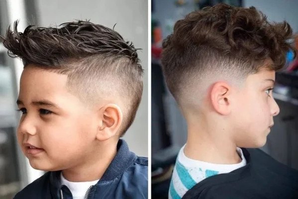 Bé trai với kiểu tóc undercut cá tính và mát mẻ