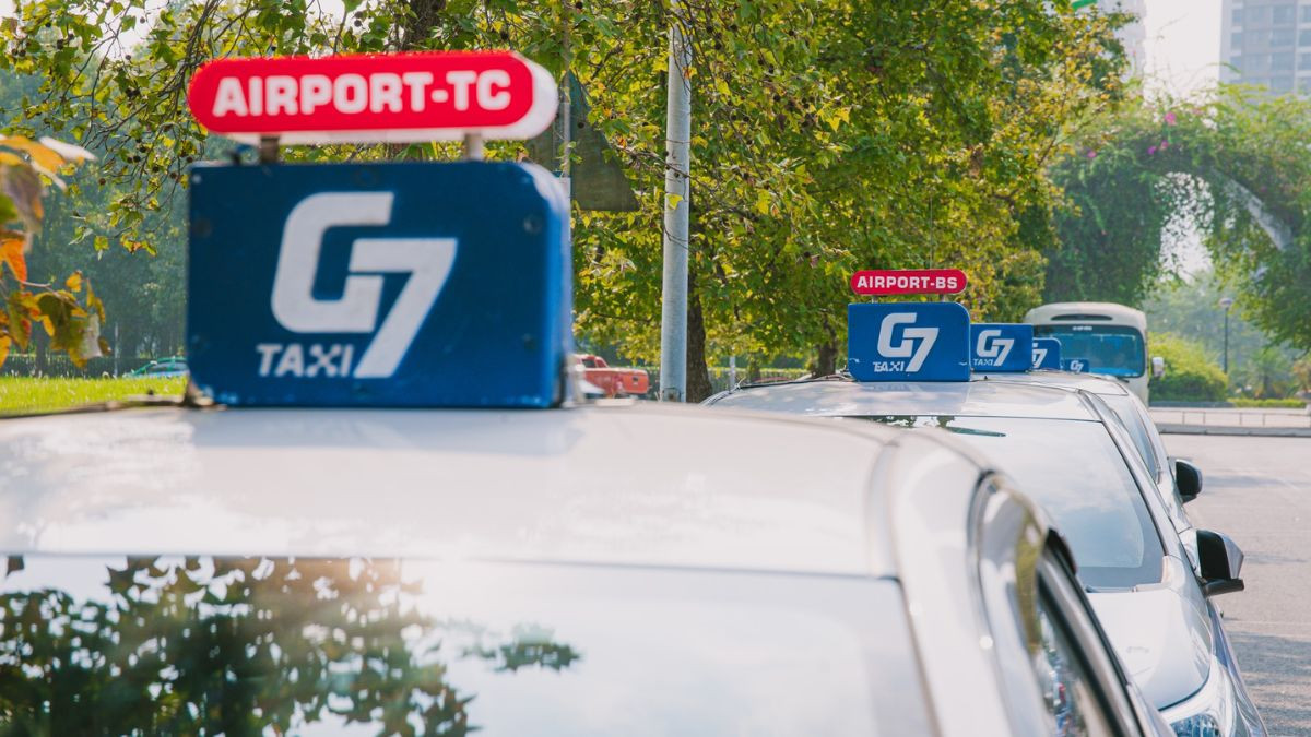 Đặt xe taxi G7 nhanh chóng qua ứng dụng di động G7 Taxi