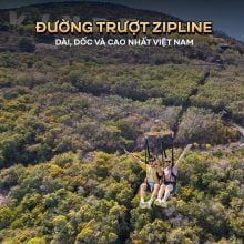 Đường trượt Zipline kỷ lục tại Fairy Land