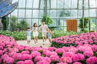 Thế giới hoa World Garden trong bản đồ VinWonders Nha Trang