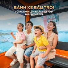 Ngắm vịnh biển Nha Trang từ Bánh xe bầu trời