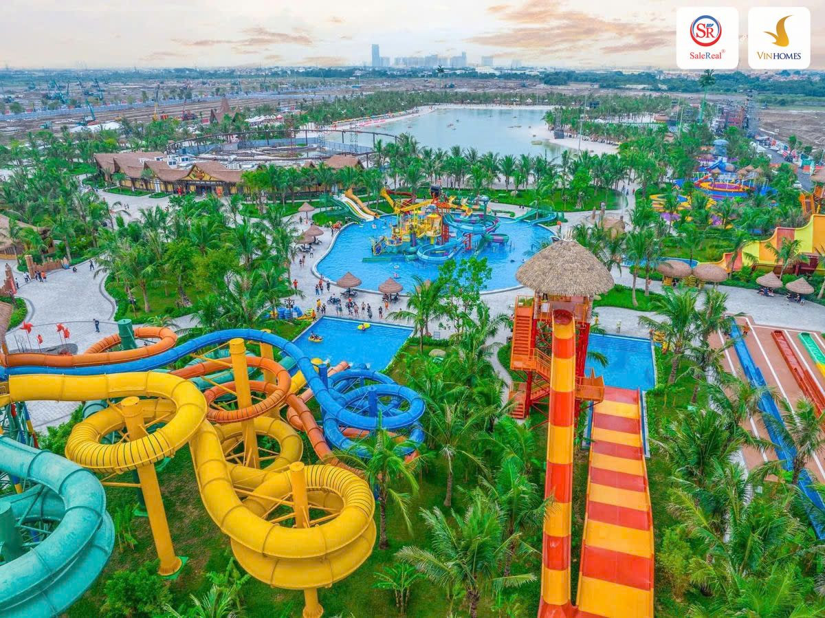 Tổ hợp vui chơi VinWonders Water Park tại Vinhomes Ocean Park 3