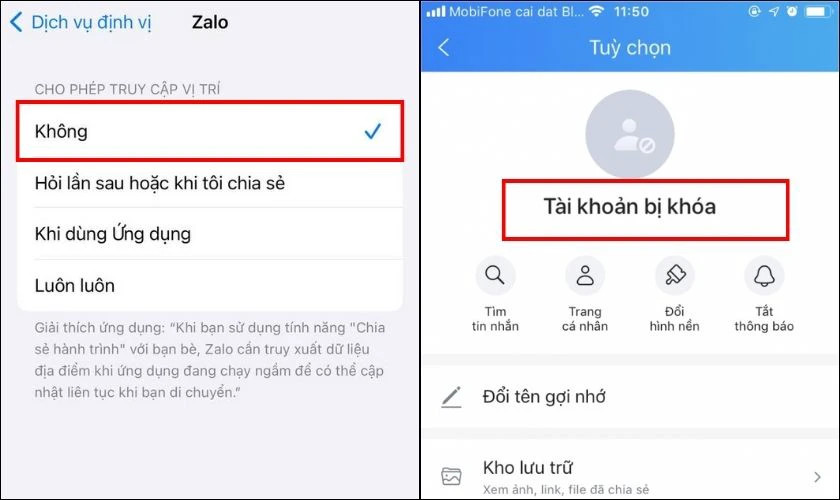 Zalo tìm quanh đây có thể bị bảo trì hoặc nâng cấp