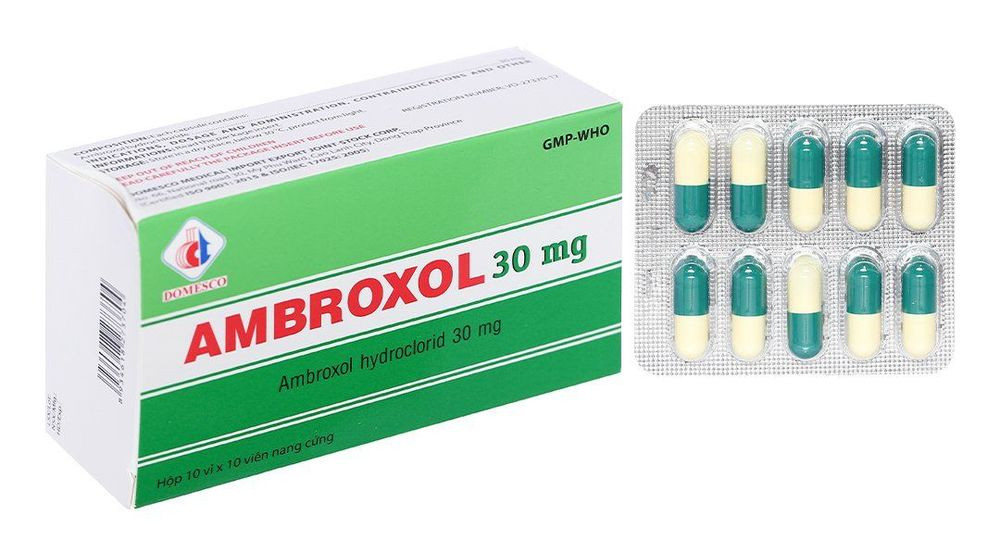 Thuốc Ambroxol 30mg điều trị long đờm, tiêu chất nhầy