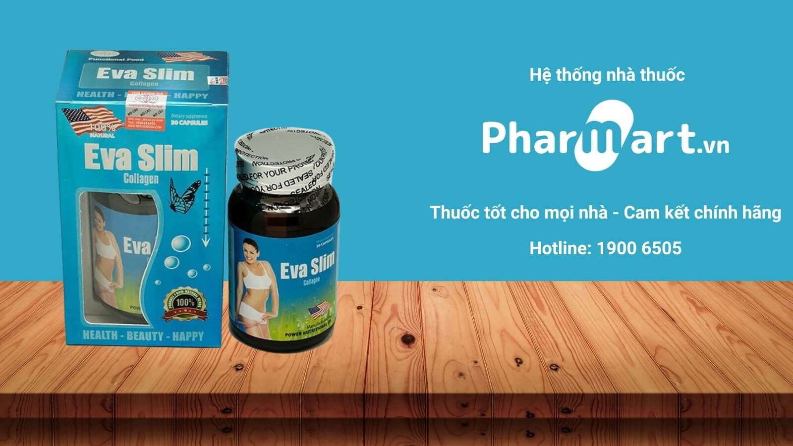 Thuốc uống giảm cân Eva Slim Collagen