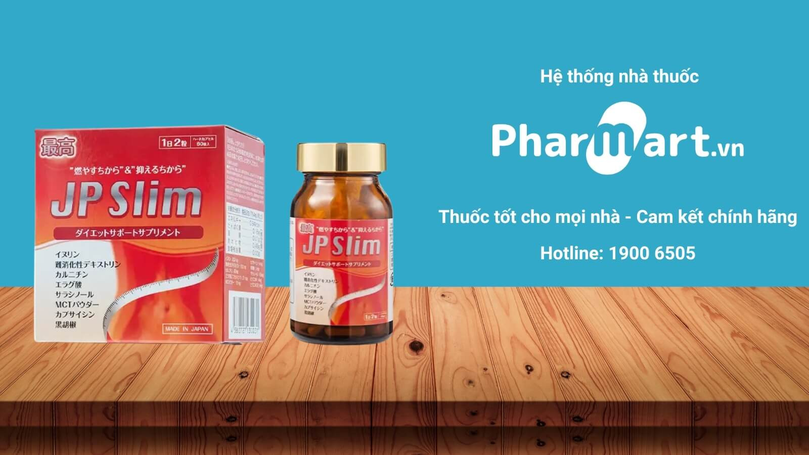 Viên uống giảm cân JP Slim của Nhật Bản
