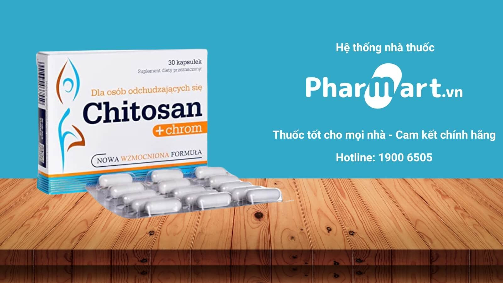 Viên uống giảm cân Olimp Lab Chitosan+ Chrom
