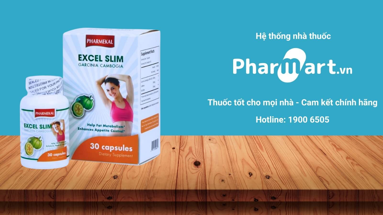 Viên uống giảm cân Pharmekal Excel Slim