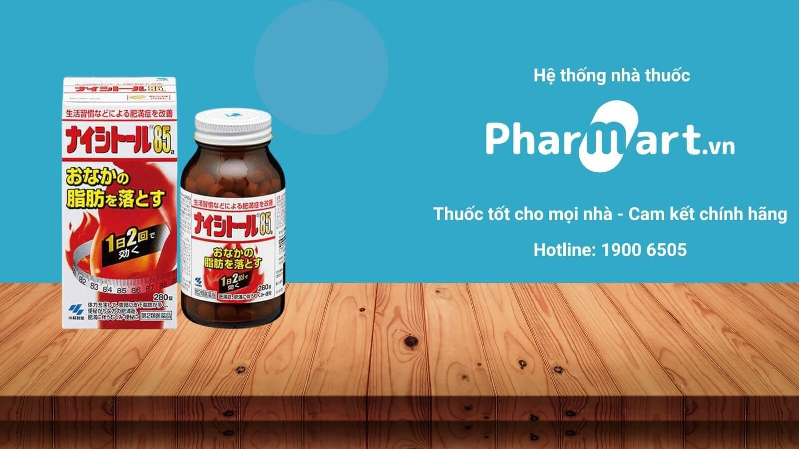 Viên giảm cân Nhật Bản Naishitoru 85 Kobayashi