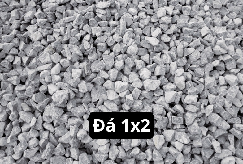 Đá 1x2 là vật liệu quan trọng dùng trong đổ bê tông