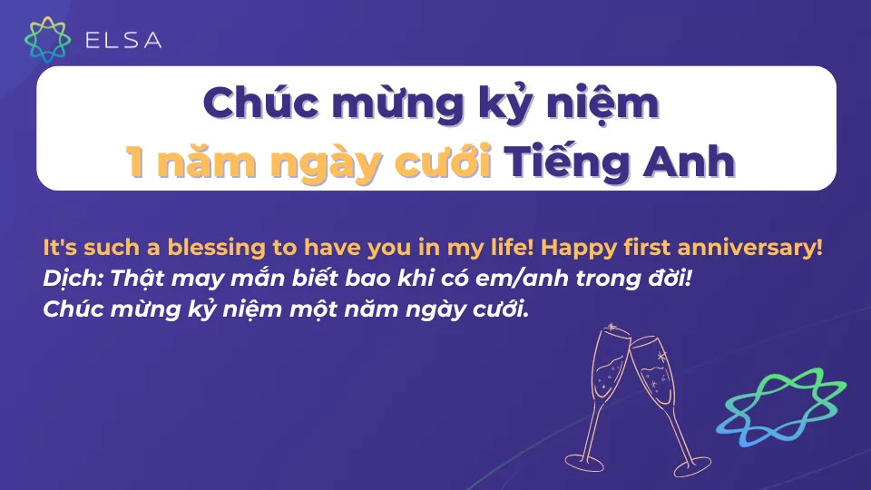 Cùng dành tặng lời chúc cho những người thân yêu vào kỷ niệm 1 năm ngày cưới