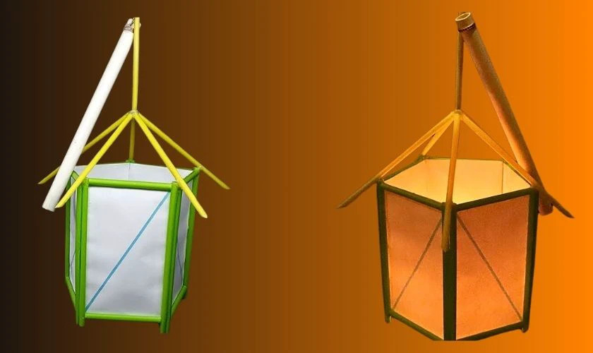Đèn Trung thu handmade từ tre